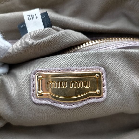 Miu Miu Hand Bag Pink Leather 2121565 - Picture 7 of 9